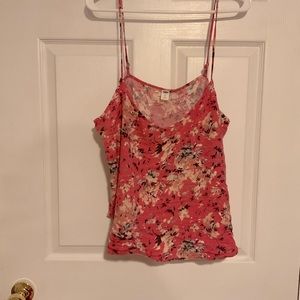 Pink Floral top by Old Navy XL